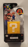 2023 Jakks Nintendo Illumination The Super Mario Bros. Movie Mario Miniature 1 1/4" Figure and Mystery Block New in Package