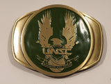 2013 Microsoft Halo 4 UNSC United Nations Space Command Metal Belt Buckle