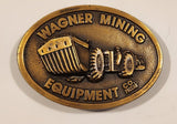 1978 Tonkin Wagner Mining Equipment Co. Paccar Mine Loader Brass Metal Belt Buckle