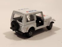 Vintage Jeep CJ-7 White Die Cast Toy Car Vehicle