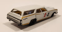 2014 Hot Wheels HW Workshop Performance 1970 Chevrolet Chevelle SS Wagon white Die Cast Toy Car Vehicle