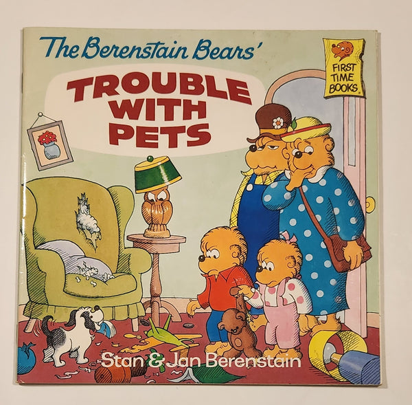Random House First Time Books The Berenstain Bears' Trouble With Pets Paperback Book