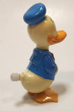 Tomy Walt Disney Productions Donald Duck Wobbling Shaking Wind Up Plastic Toy Figure