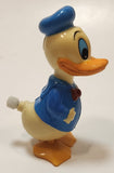 Tomy Walt Disney Productions Donald Duck Wobbling Shaking Wind Up Plastic Toy Figure