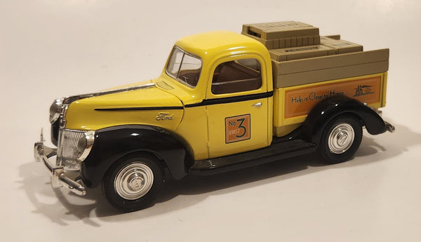 Liberty Classics Home Hardware 1940 Ford Delivery Truck Yellow Die Cast Toy Car Coin Bank with Key