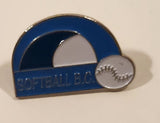Softball B.C. Enamel Metal Lapel Pin