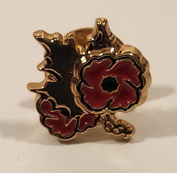 Royal Canadian Legion Veterans Canada Remembers Remembrance Day Enamel Metal Pin