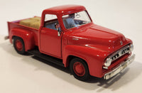 Maisto '53 Ford Pickup Truck Red 1/32 Scale Pull Back Die Cast Toy Car Vehicle with Opening Doors