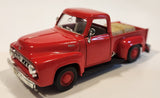 Maisto '53 Ford Pickup Truck Red 1/32 Scale Pull Back Die Cast Toy Car Vehicle with Opening Doors