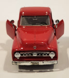 Maisto '53 Ford Pickup Truck Red 1/32 Scale Pull Back Die Cast Toy Car Vehicle with Opening Doors