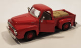 Maisto '53 Ford Pickup Truck Red 1/32 Scale Pull Back Die Cast Toy Car Vehicle with Opening Doors