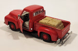 Maisto '53 Ford Pickup Truck Red 1/32 Scale Pull Back Die Cast Toy Car Vehicle with Opening Doors