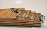 Unique DC Shoes Skateboard Stairs Wooden Shoe Display with Metal DC Stairway Railing
