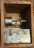 Vintage 1960s Crank Telephone Wood Ringer Box Pencil Sharpener