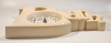 1983 Burwood Products Daniel Dakota Bath 3D Plastic Wall Clock #2654 Made in USA