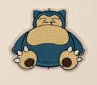 Pokemon Snorlax Embroidered Fabric Patch Badge