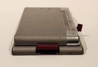 Vintage Bates Model K List Finder Chrome with Red Slider