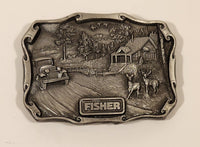1992 Iowa Premium Specialty Co. Fisher Limited Edition Type 3710 #554 of 750 Metal Belt Buckle