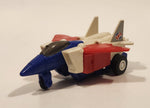 1985 McDonald's Tomy Japan Gobot Commandrons Magna Red Blue White Transformer Toy Vehicle