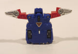 1985 McDonald's Tomy Japan Gobot Commandrons Velocitor Red Blue White Transformer Toy Vehicle