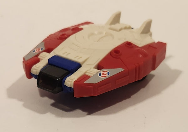 1985 McDonald's Tomy Japan Gobot Commandrons Solardyn Red Blue White Transformer Toy Vehicle