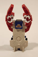 1985 McDonald's Tomy Japan Gobot Commandrons Solardyn Red Blue White Transformer Toy Vehicle