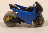 2003 Fisher Price Imaginext DC Comics Batman Batcycle Motorcycle Plastic Toy Vehicle