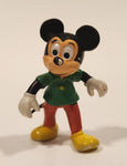 Walt Disney productions Mickey Mouse 2 1/4" Tall PVC Toy Figure Made in Hong Kong