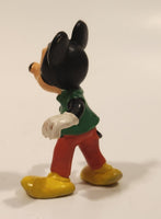 Walt Disney productions Mickey Mouse 2 1/4" Tall PVC Toy Figure Made in Hong Kong