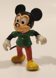 Walt Disney productions Mickey Mouse 2 1/4" Tall PVC Toy Figure Made in Hong Kong