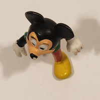 Walt Disney productions Mickey Mouse 2 1/4" Tall PVC Toy Figure Made in Hong Kong