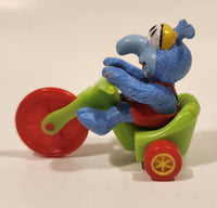 1986 McDonald's Muppet Babies Baby Gonzo with Green Trike 2" Tall Toy Figure