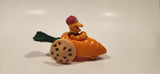 1987-1988 Orange Fraggle Rock 'Gobo' Carrot Shaped Toy Car Vehicle McDonald's Happy Meal Toy