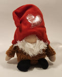 Greenbrier Gnome with Red Heart Hat 7" Stuffed Plush Toy