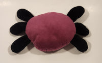 Thrills and Chills Dog Collection Purple and Black Spider 9 1/2" Stuffed Plush Dog Squeak Toy