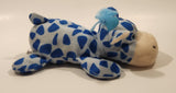 Caravan Softoys Big T Toys & Sports Blue Spotted Cow 10" Stuffed Plush Toy with Tag