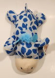 Caravan Softoys Big T Toys & Sports Blue Spotted Cow 10" Stuffed Plush Toy with Tag