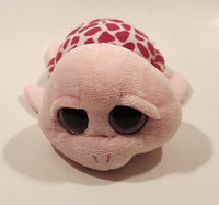 2014 Ty Beanie Boo Shellby The Pink Turtle 7" Tall Stuffed Plush Toy