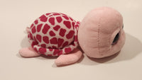 2014 Ty Beanie Boo Shellby The Pink Turtle 7" Tall Stuffed Plush Toy