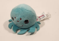 2022 Beverly Hills Teddy Bear Co. Suprizamals Aqua Blue Octopus 3" Stuffed Plush Toy