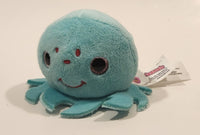 2022 Beverly Hills Teddy Bear Co. Suprizamals Aqua Blue Octopus 3" Stuffed Plush Toy