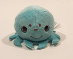 2022 Beverly Hills Teddy Bear Co. Suprizamals Aqua Blue Octopus 3" Stuffed Plush Toy