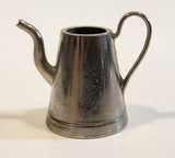 Vintage Miniature Dollhouse Sized 1 3/4" Tall Metal Tea Pot (No Lid)