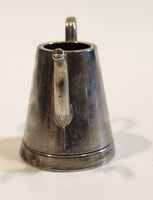 Vintage Miniature Dollhouse Sized 1 3/4" Tall Metal Tea Pot (No Lid)