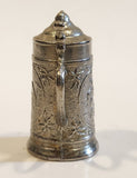 Vintage Miniature Dollhouse Sized 2" Tall Metal Beer Stein Mug