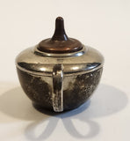 Vintage Teapot Kettle with Removable Lid Brass and Copper 1 1/2" Tall Miniature Dollhouse Size Furniture