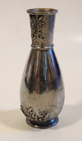 2003 Arthur Court Victorian Style Silver Look Heavy 4" Tall Bud Vase