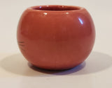 Brown Kitty Cat Small Miniature Pink Ceramic Planter Bowl Succulent Pot