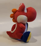 2018 Nintendo Super Mario Red Yoshi 8" Tall Toy Plush Stuffed Character