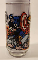 Vintage 1977 7-Eleven Marvel Comics Group Captain America And The Falcon 5 3/4" Tall Glass Cup